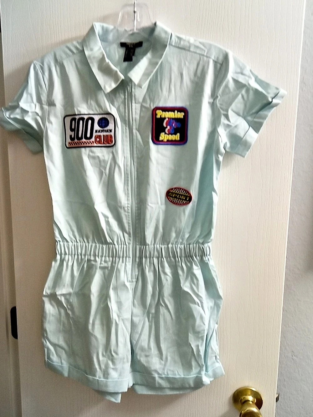 Forever 21 Kids Romper Sage Green Size 13/14 Like New